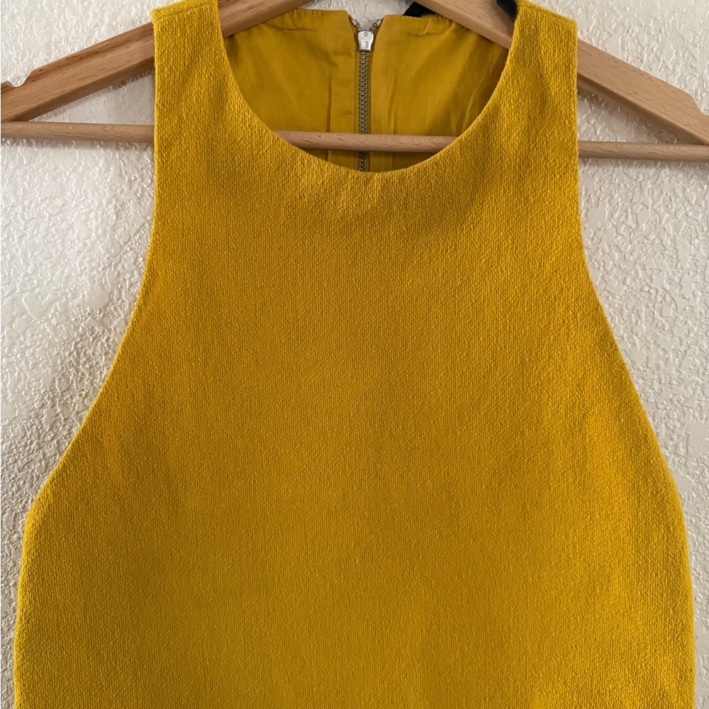 Zara Mustard Yellow Tank Top
